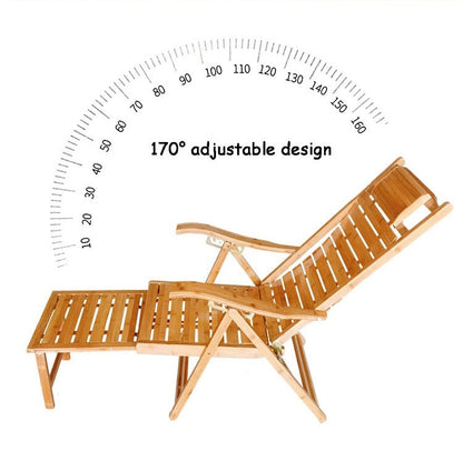 Modern Foldable Bamboo Lounge Chair