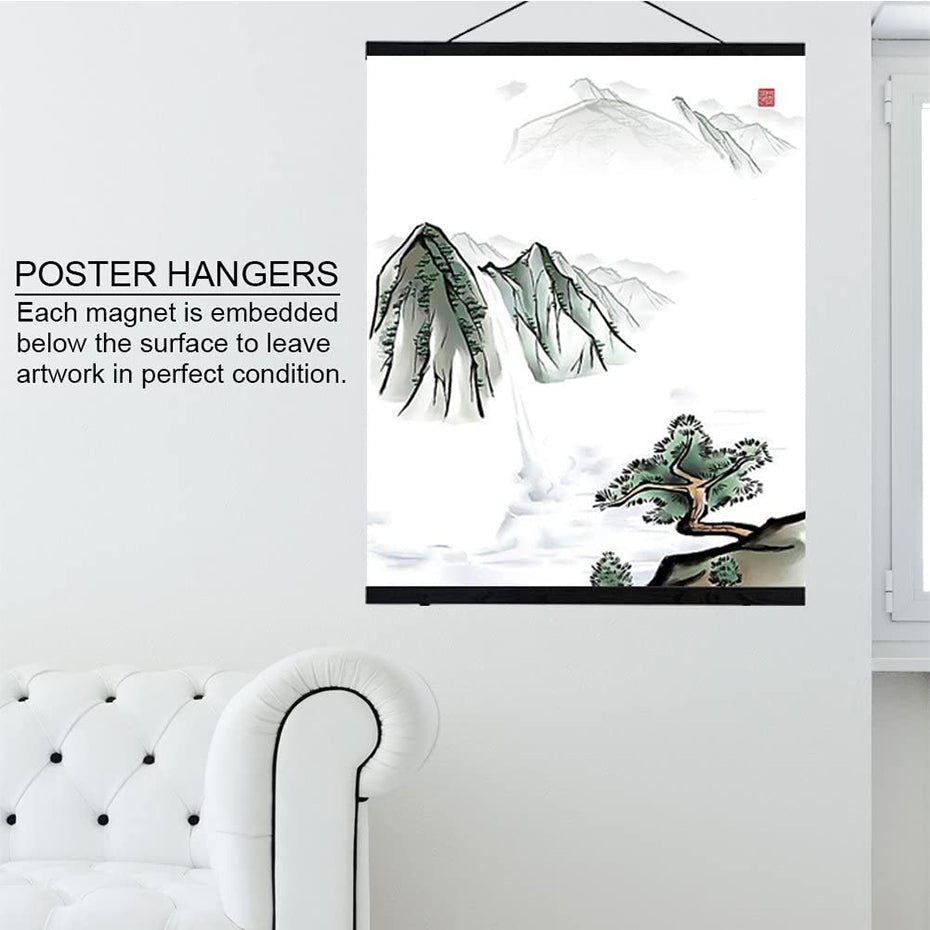 Magnetic Wooden Wall Hanger Frames for Pictures, Postures, Prints, Paintings Canvas and Photos - Forplanetsake