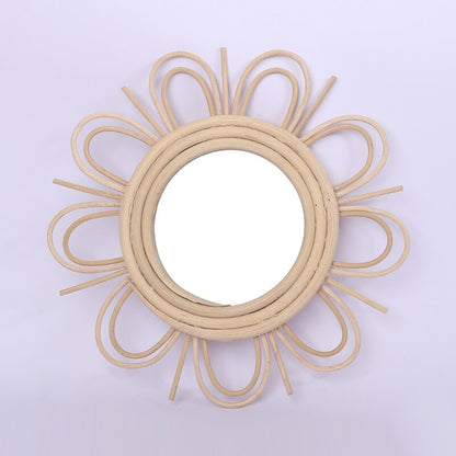 Woven Rattan Dressing Mirror - Forplanetsake