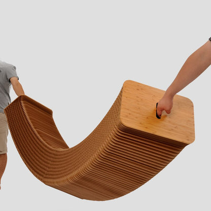 Creative Kraft Paper Origami Folding Stool Bench - Forplanetsake