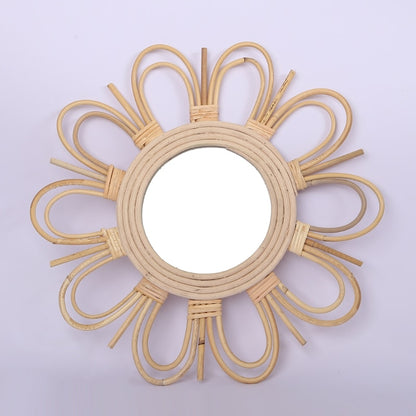 Woven Rattan Dressing Mirror