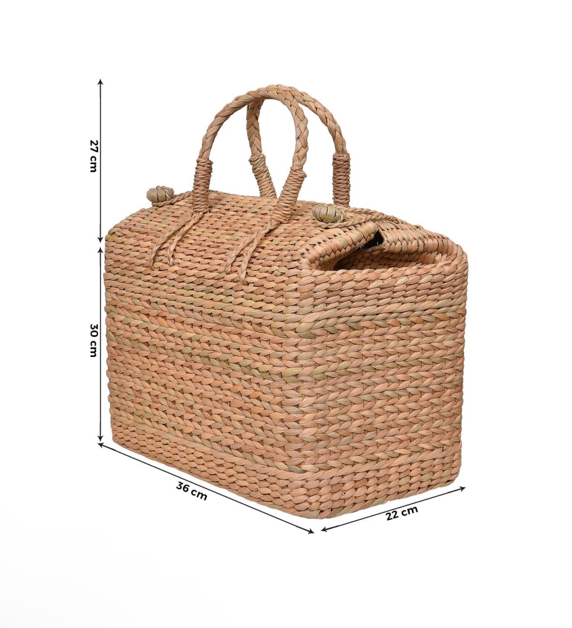 Sea Grass Brown Picnic Basket - Forplanetsake