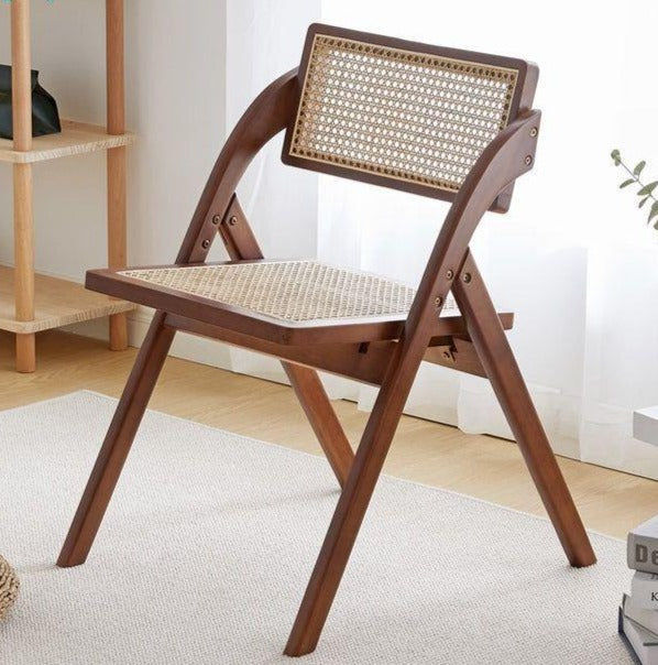 Foldable Nordic Solid Wood Chair