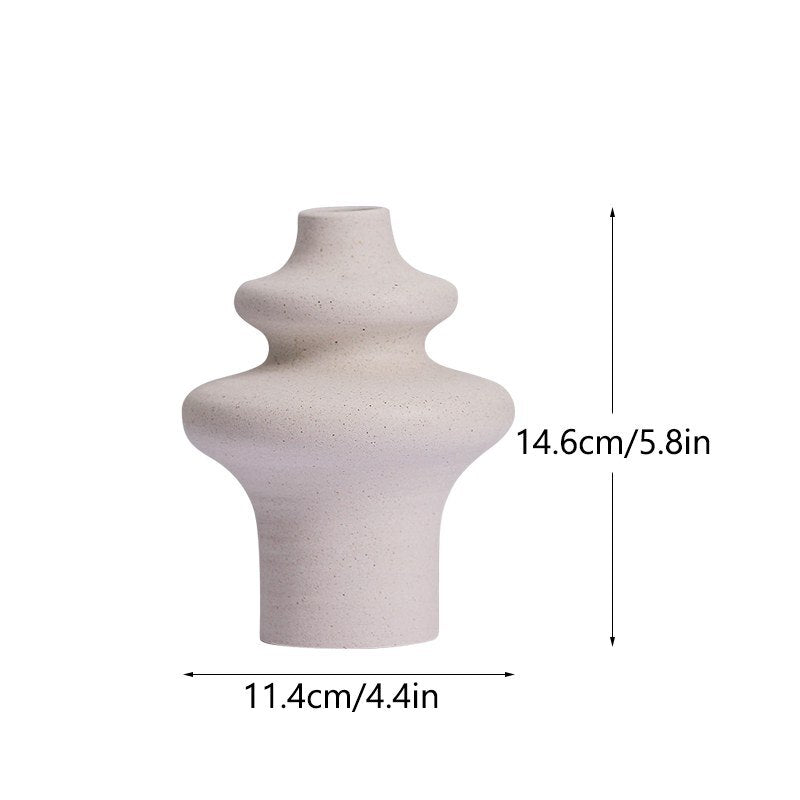 Mini Statue Home Decor Ceramic Vase