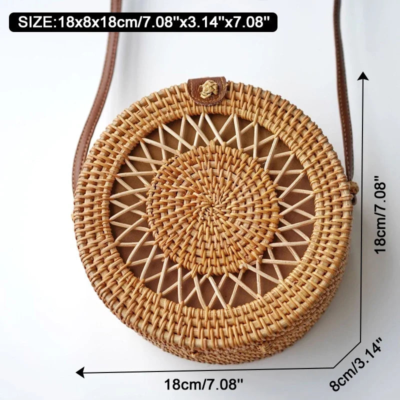 Adorable Handmade Rattan Beachware Handbags - For Planet Sake