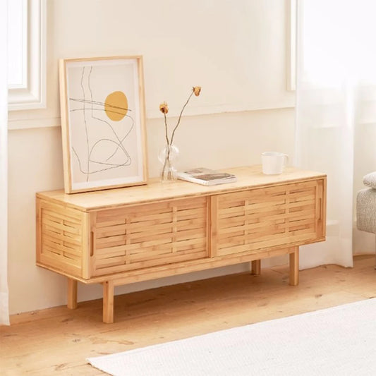 Natural Bamboo Coffee Table, Bedside Table, TV Cabinet and Side Table - Forplanetsake