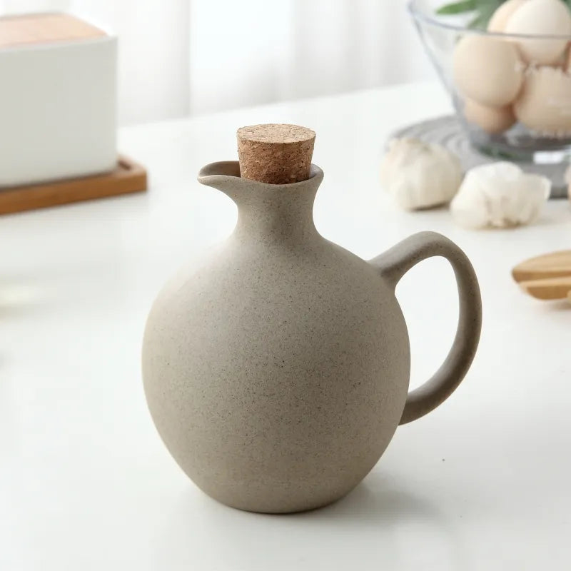 Household Ceramic Oil Bottle Seasoning Jar - Forplanetsake