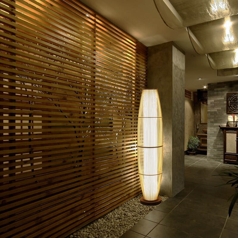 Zen Style Bamboo Floor Lamp - Forplanetsake