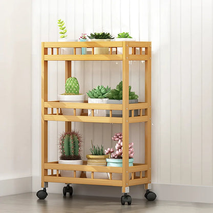 3/4 Tier Slim Kitchen and Living Room Rolling Storage Cart and Organiser Shelf - Forplanetsake