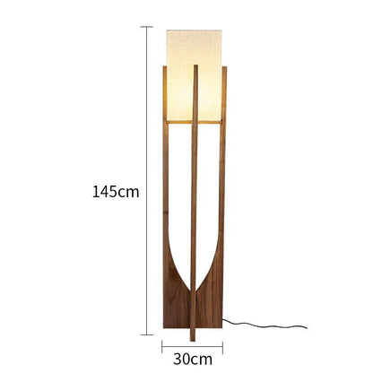 Star Trek Inspired Wooden Floor Lamp