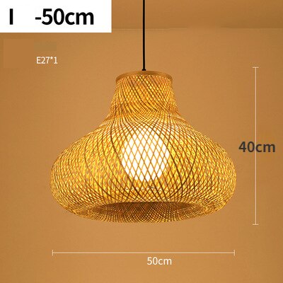 Handmade Bamboo & Wicker Pendant Lampshade and Chandeliers