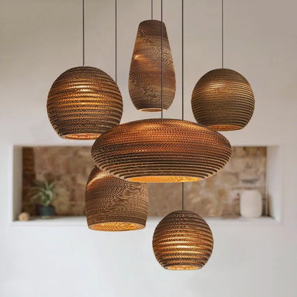 Retro Honeycomb Style Nordic Art Chandelier