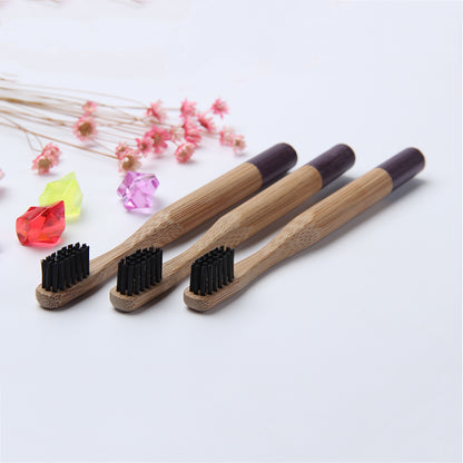 Bamboo Toothbrush with activated charcoal bristles