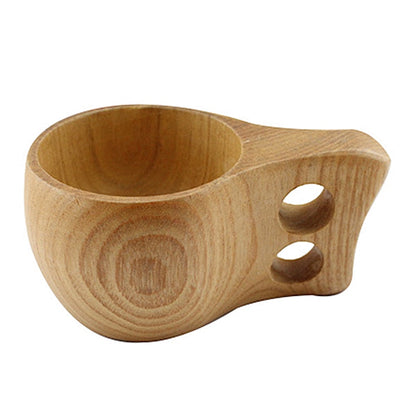 Wooden Cup Handmade from Natural Spruce