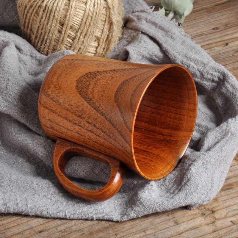 Handmade Jujube Wood Coffee Mug