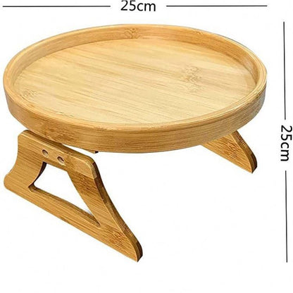 Sofa Arm Clip-on Bamboo Tray Table - Forplanetsake