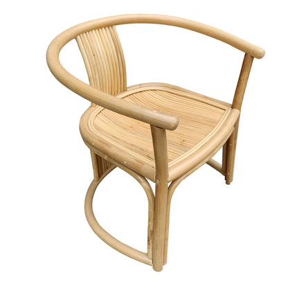 Premium Nordic Boho Style Bamboo Cane Natural Rattan chairs - Forplanetsake