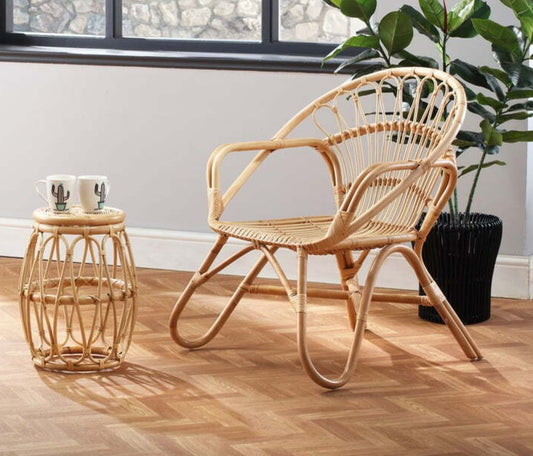 Natural Cane Chair (Nordic Style) - Forplanetsake