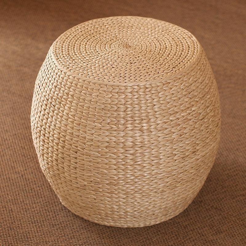 Round Rattan Multipurpose Stool