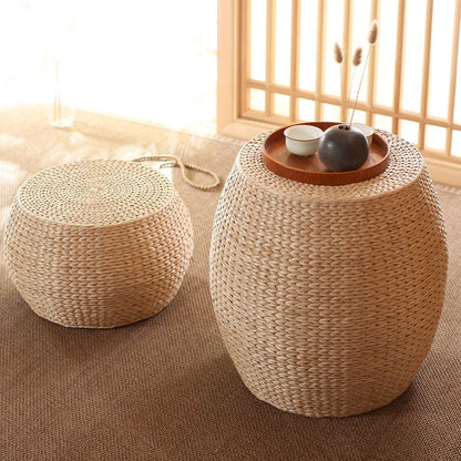 Round Rattan Multipurpose Stool - Forplanetsake