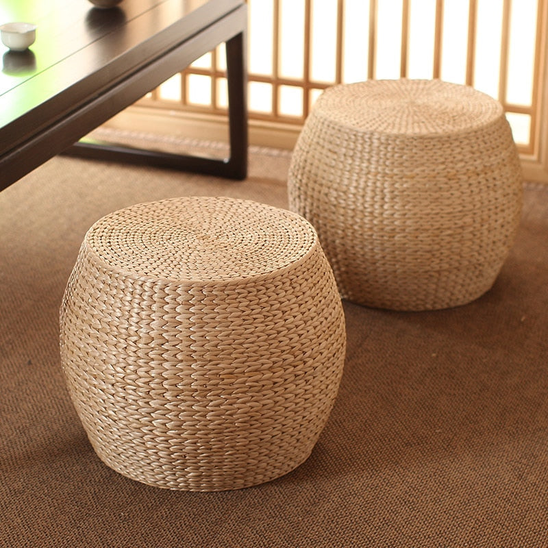 Round Rattan Multipurpose Stool - Forplanetsake