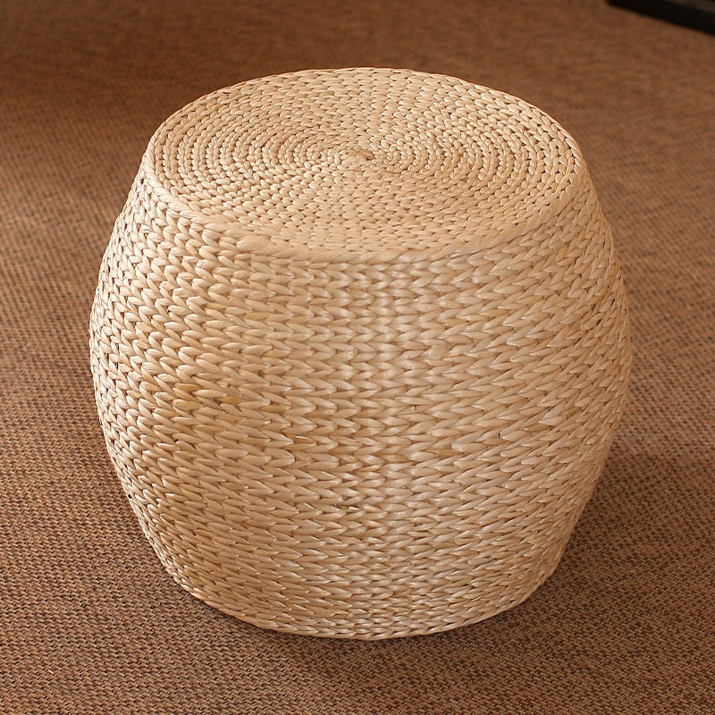 Round Rattan Multipurpose Stool - Forplanetsake