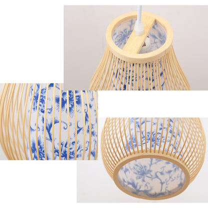 Handmade Natural Bamboo & Wicker Pendant Lampshade, Chandeliers Pendant Lights - Forplanetsake