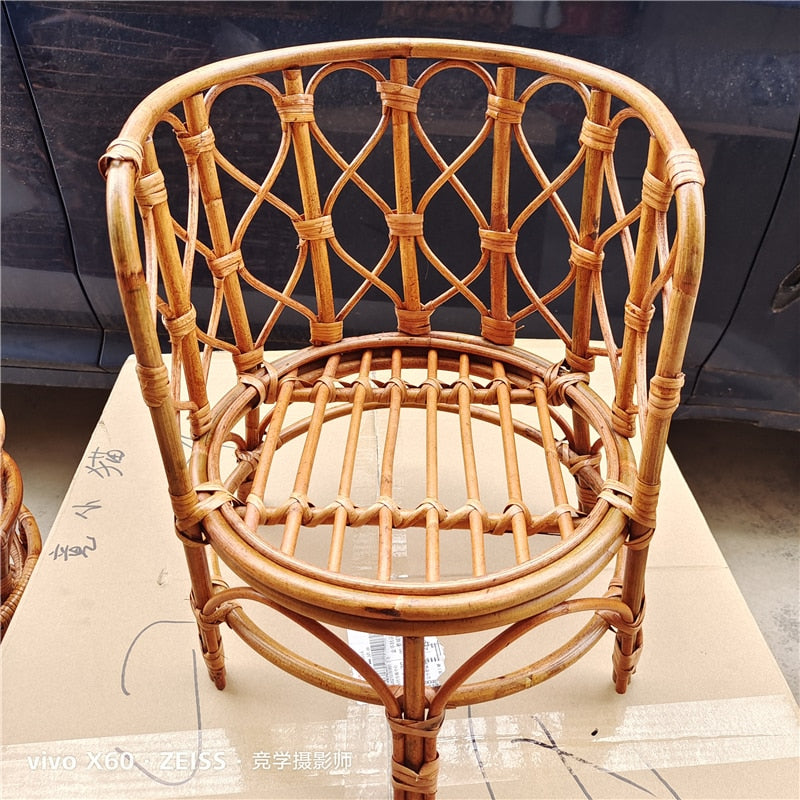 Baby Photography Prop Rattan Chair