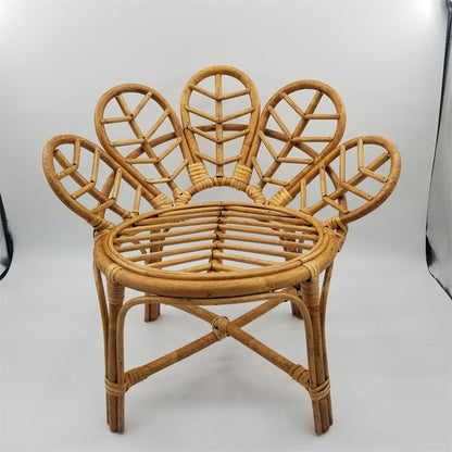 Newborn Photography Prop Vintage Rattan Flower Chair - Forplanetsake
