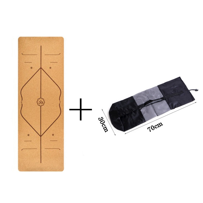 Natural Cork Yoga Mat (183X68cm)