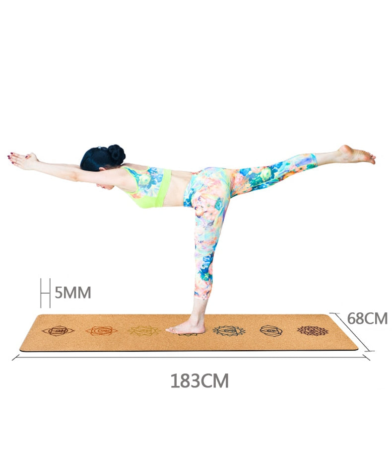 Natural Cork Yoga Mat (183X68cm) - Forplanetsake